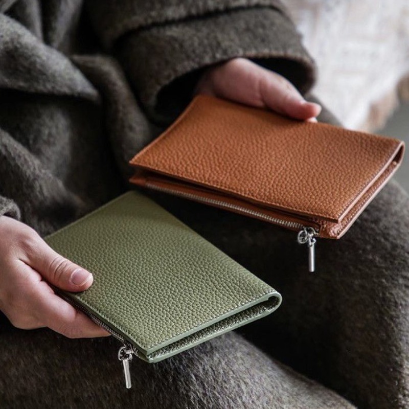 Passport Wallet Rfid - Porte-passeport en cuir couvre étui étanche