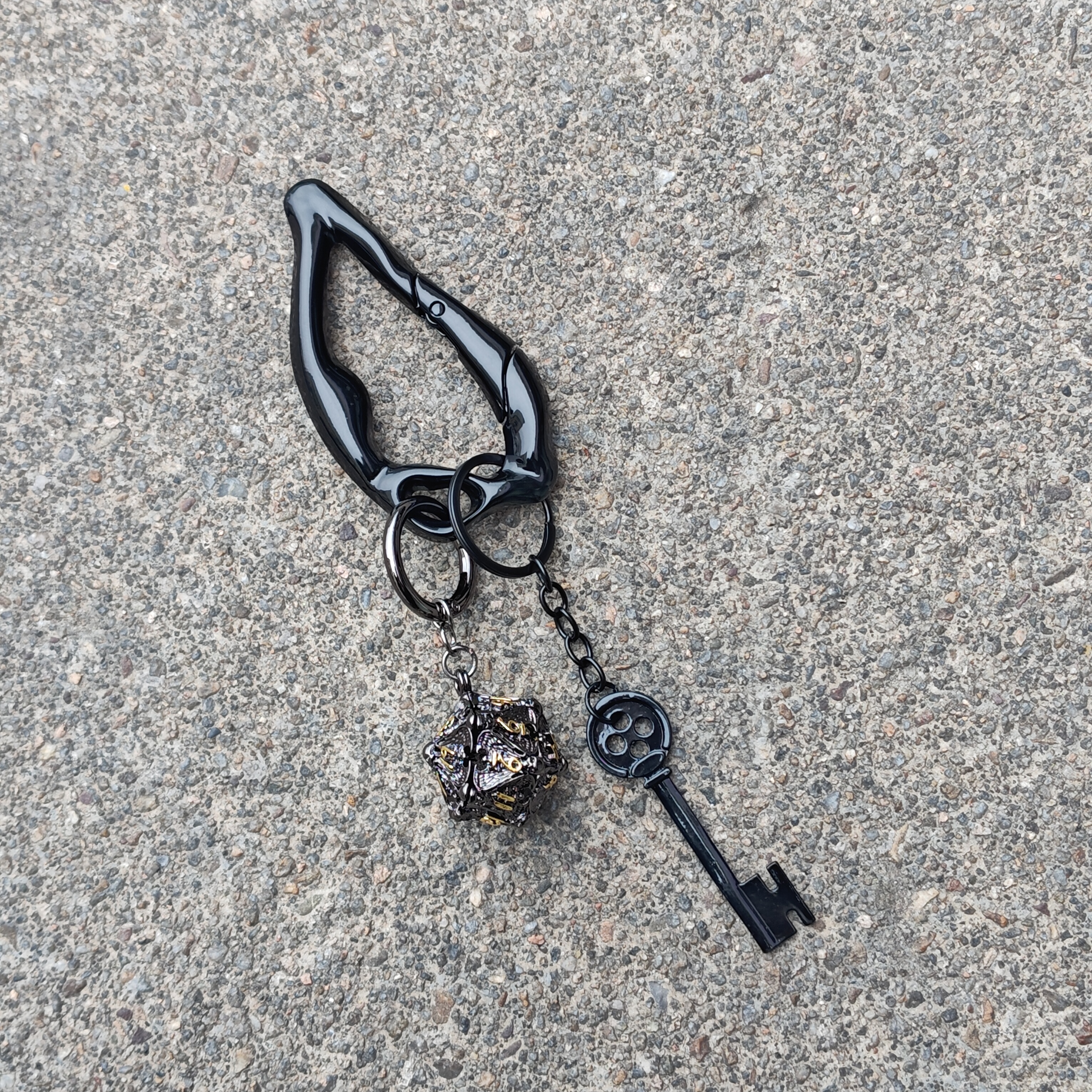 Men Accessories Evil Eye - Porte-clés mousqueton mauvais yeux, breloques de