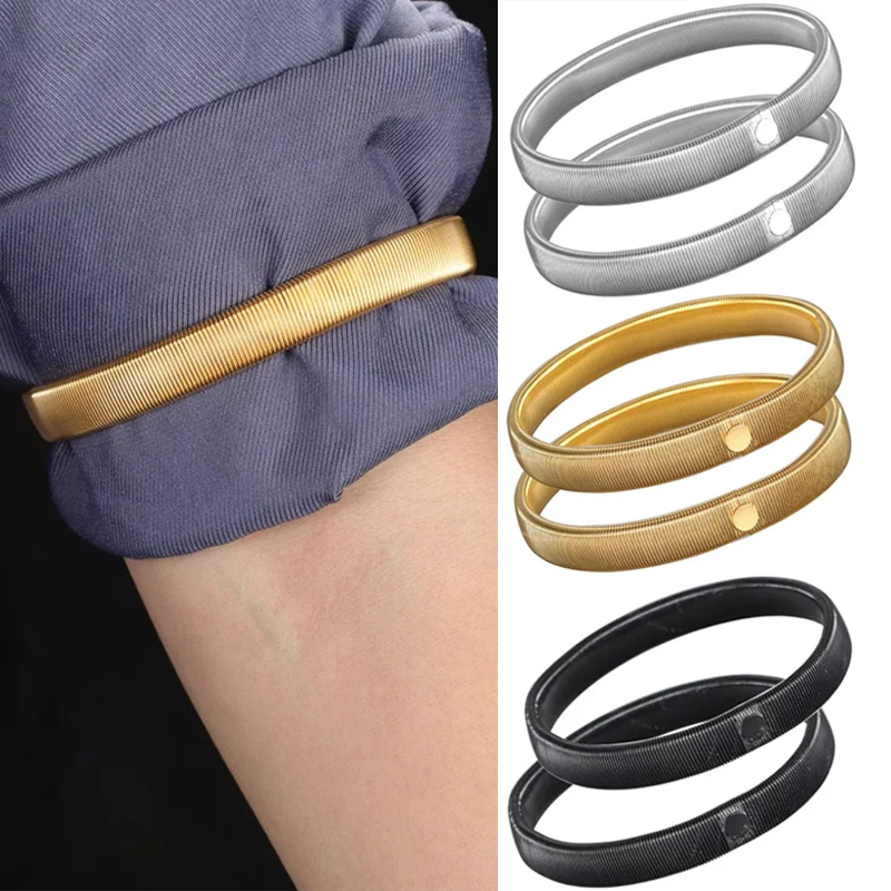 Men'S Accessories Holder - Supports de manches de chemise élastiques,