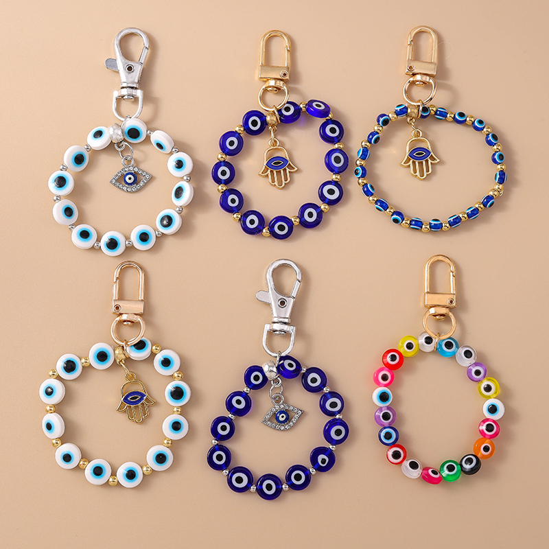 Men Accessories Evil Eye - Porte-clés bohème fait à la main