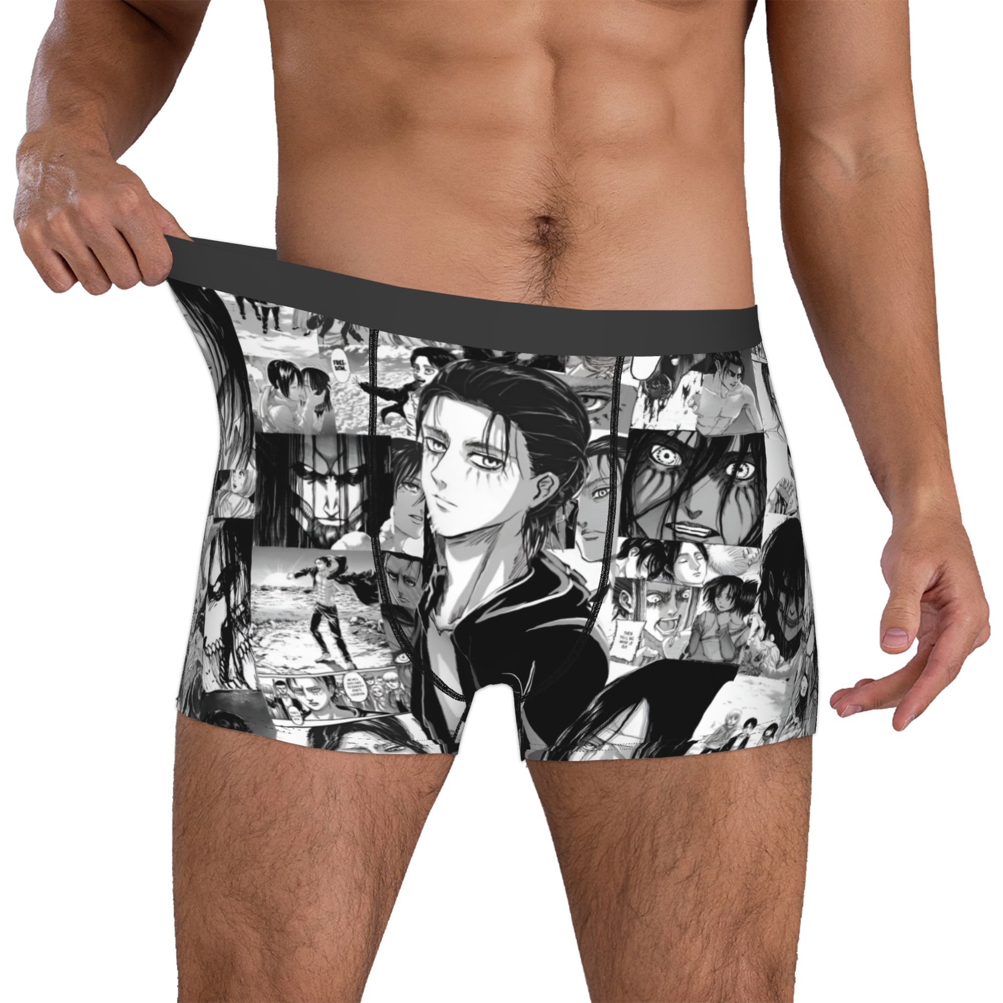 Men'S Accessories Clothing - Attacks on Titans Boxer pour hommes,