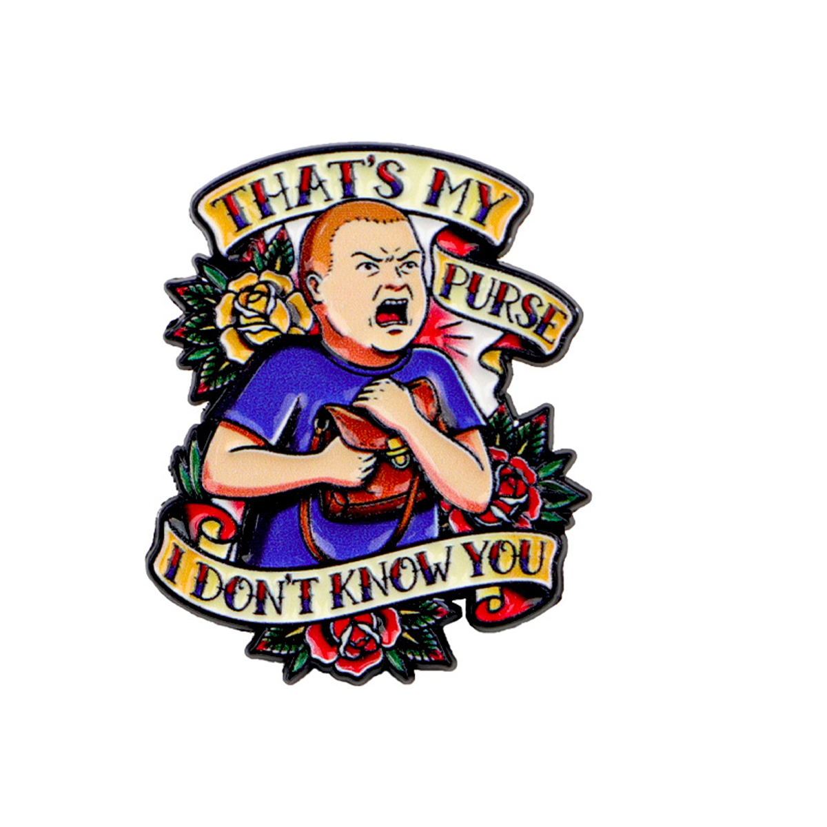 Men'S Accessories Quotes - Broche émaillée avec citation vintage amusante,