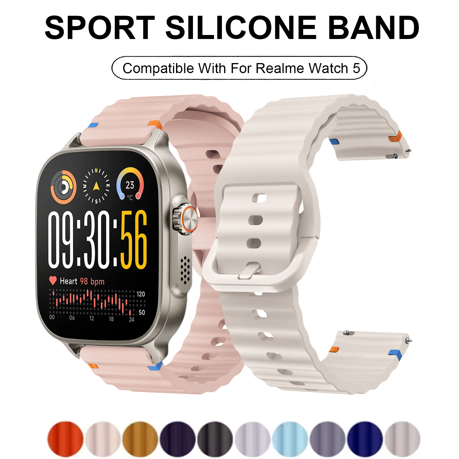 Men'S Accessories New Balance - Bracelet de Sport en Silicone pour
