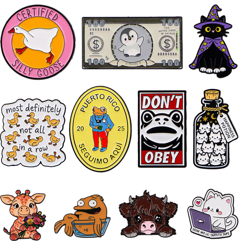 Men'S Accessories Quotes - Pins en émail amusants et mignons