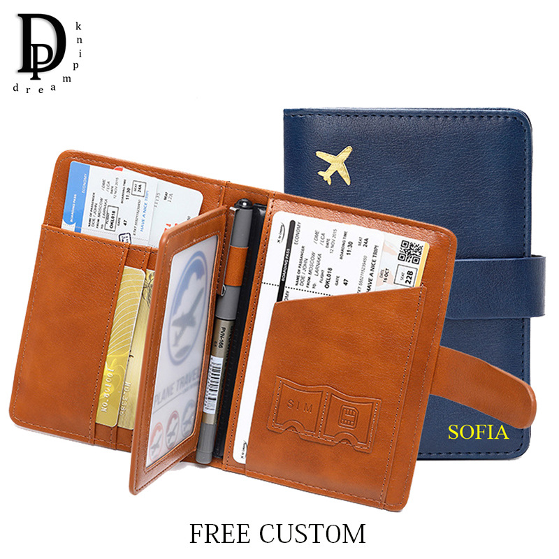 Men'S Accessories Holder - Portefeuille de passeport de voyage avec