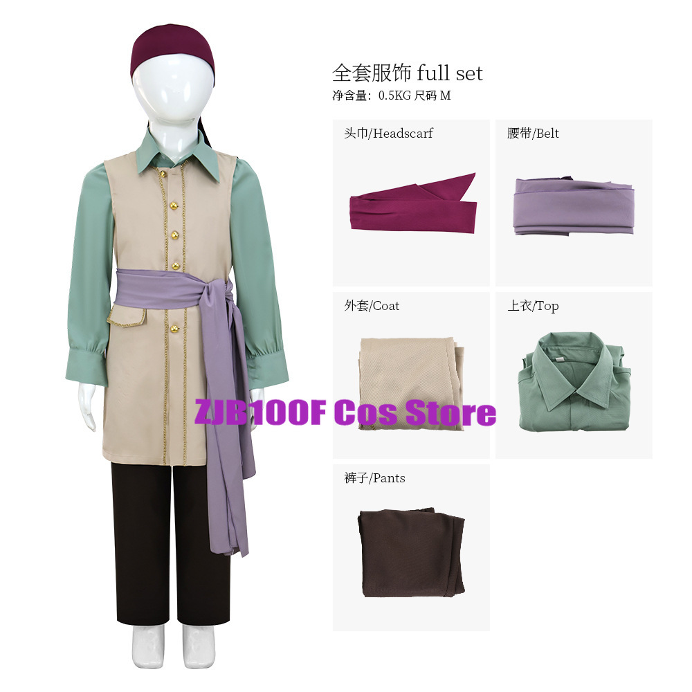 Men'S Accessories Clothing - Costume de Cosplay Anime Captain Clark,