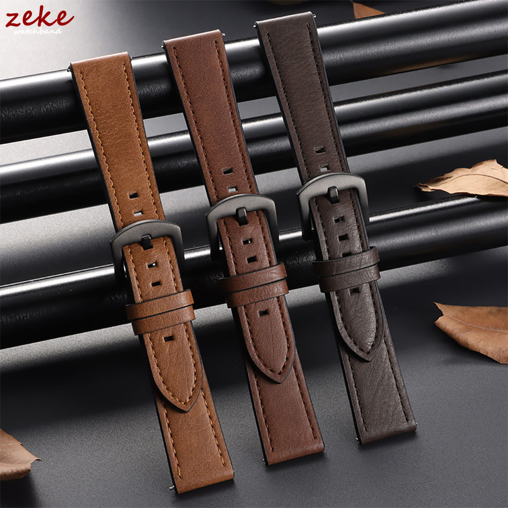 Men'S Accessories New Balance - Bracelet de montre en cuir 20/22mm