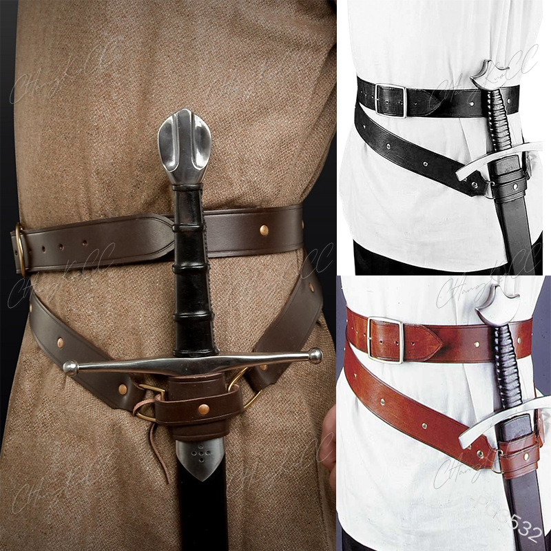 Men'S Accessories Holder - Porte-épée de la Renaissance médiévale, sangle