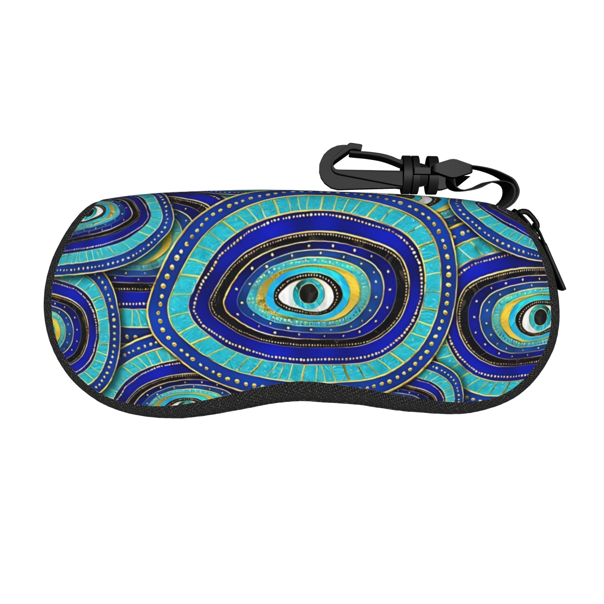 Men Accessories Evil Eye - Étui à lunettes motif amulette œil