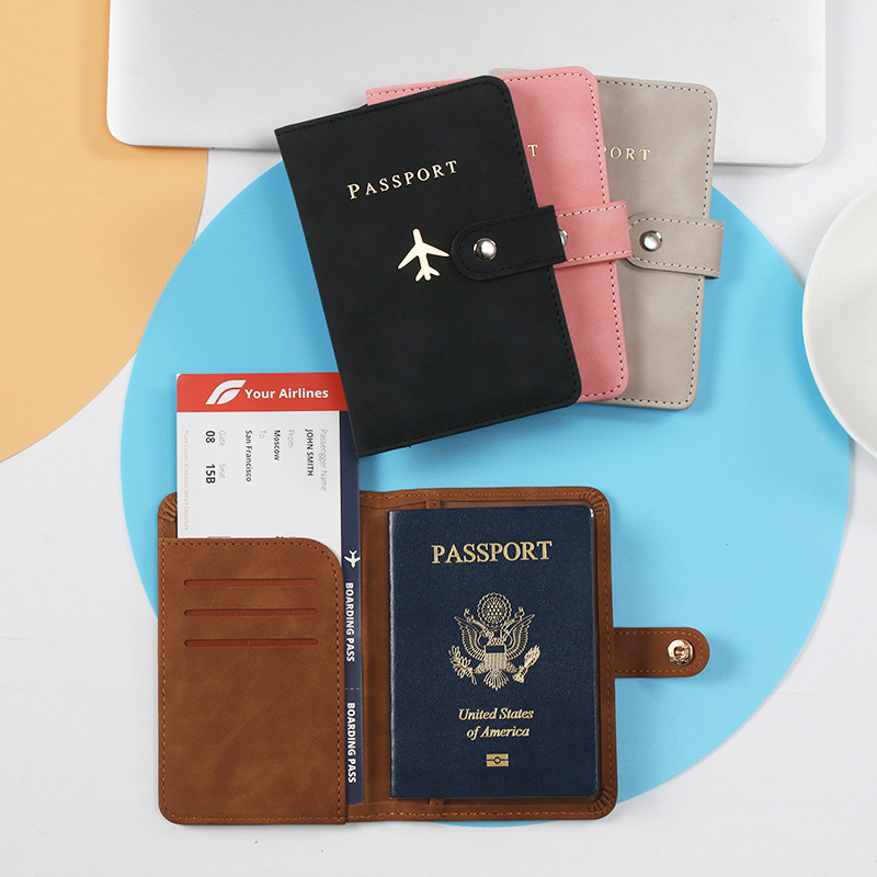 Passport Wallet Rfid - Porte-passeport de voyage pour plusieurs cartes,