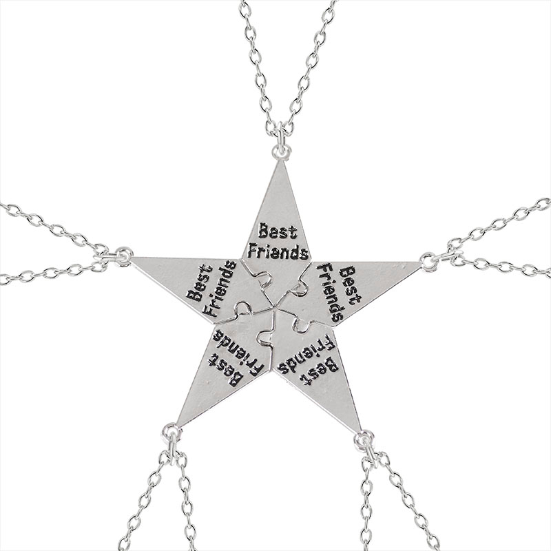 Men'S Accessories Best - Collier meilleurs amis, pendentif étoile créative