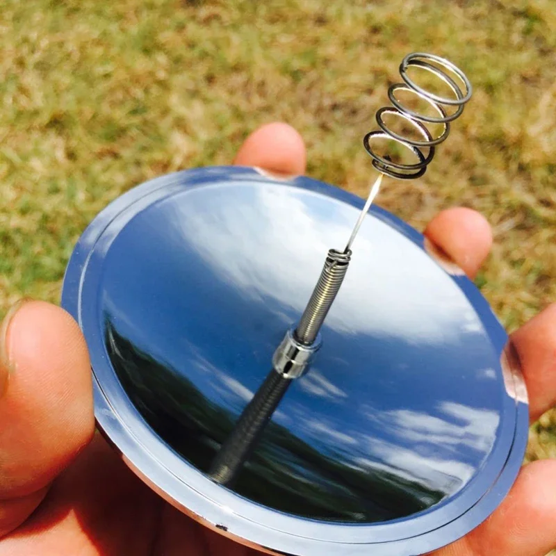 Lighter Windproof - Briquet solaire d'extérieur, 1 pièce, lentille
