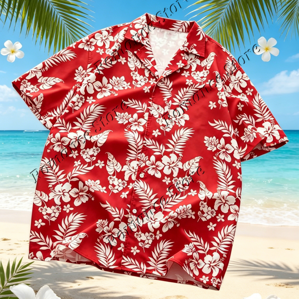 Men'S Accessories Clothing - Chemise hawaïenne pour homme à imprimé