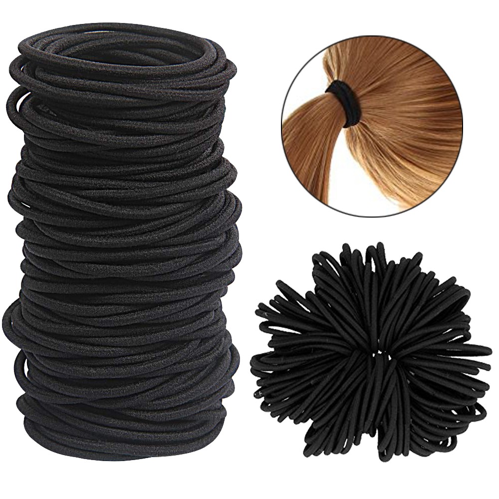 Men'S Accessories Holder - 10/30/50pcs 4MM noir petits attaches de