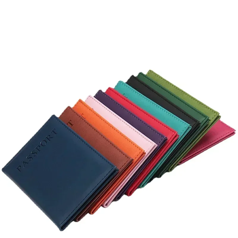 Passport Wallet Rfid - Porte-passeport en cuir PU anglais de