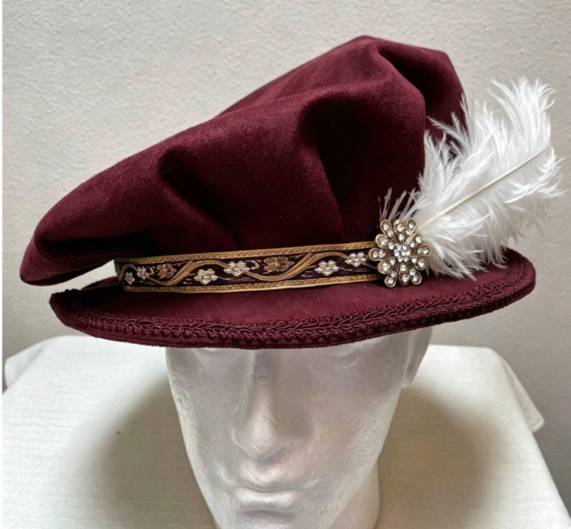 Men Accessories Hat - Chapeau de poète souple et haut
