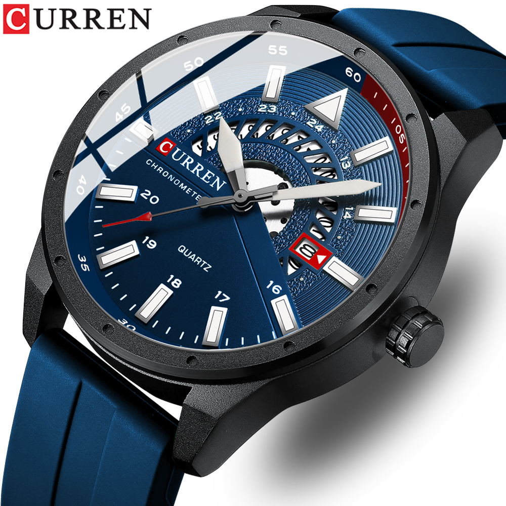 Men'S Accessories Display - CURREN montre pour hommes Top marque