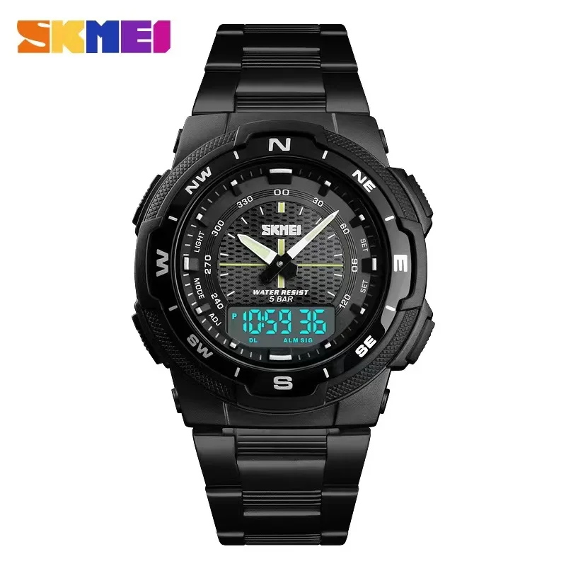 Men'S Accessories Display - SKMEI-Montre étanche pour homme, horloge à