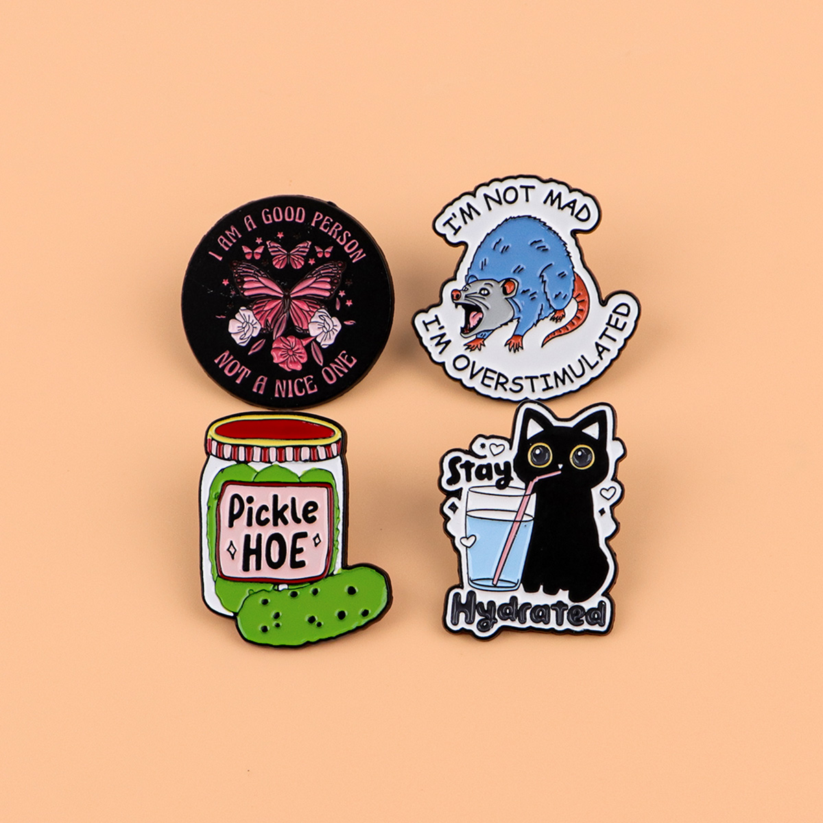 Broche série citation pour fem - Men'S Accessories Quotes avis et prix
