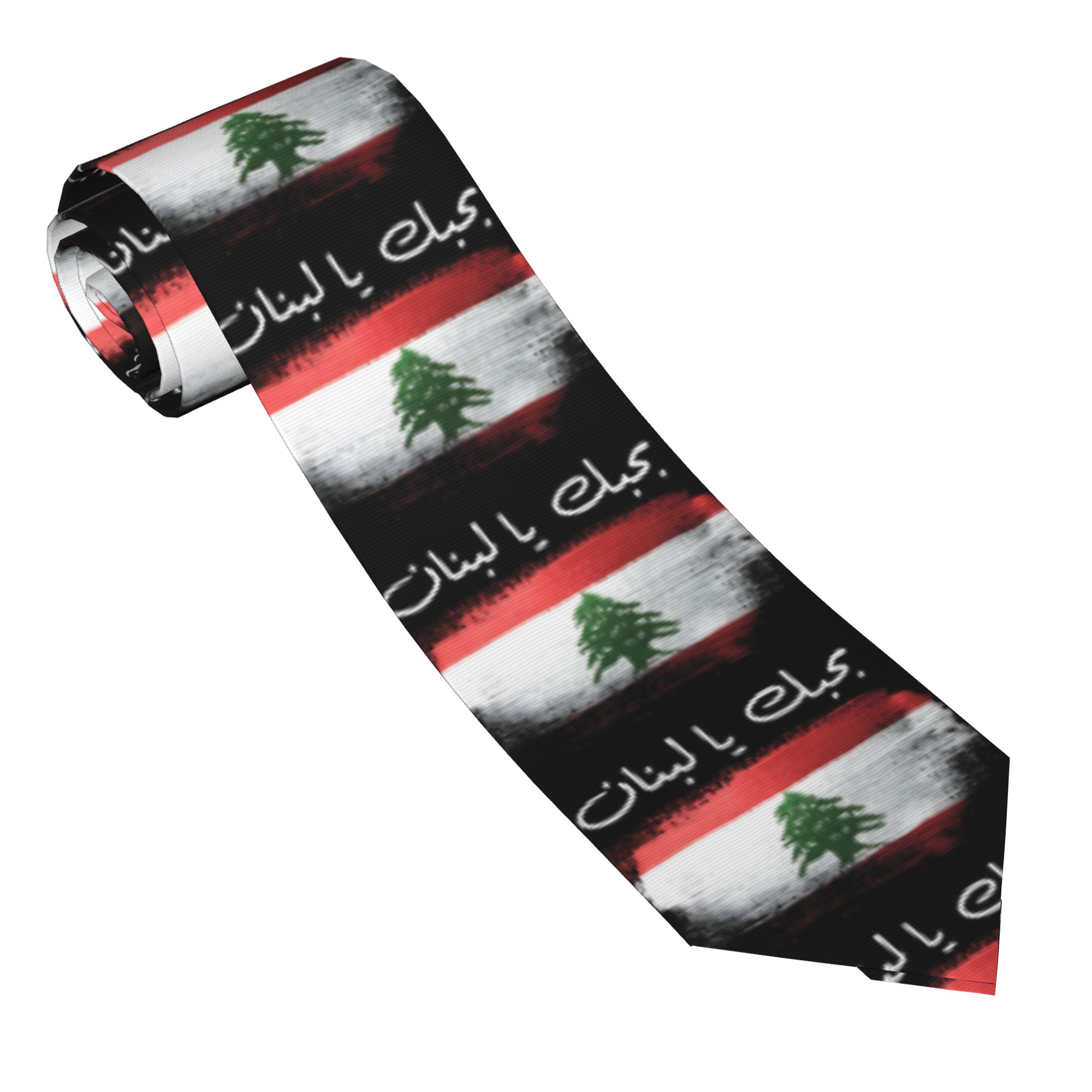 Cravate avec drapeau du Liban, - Men Accessories Lebanon avis et prix