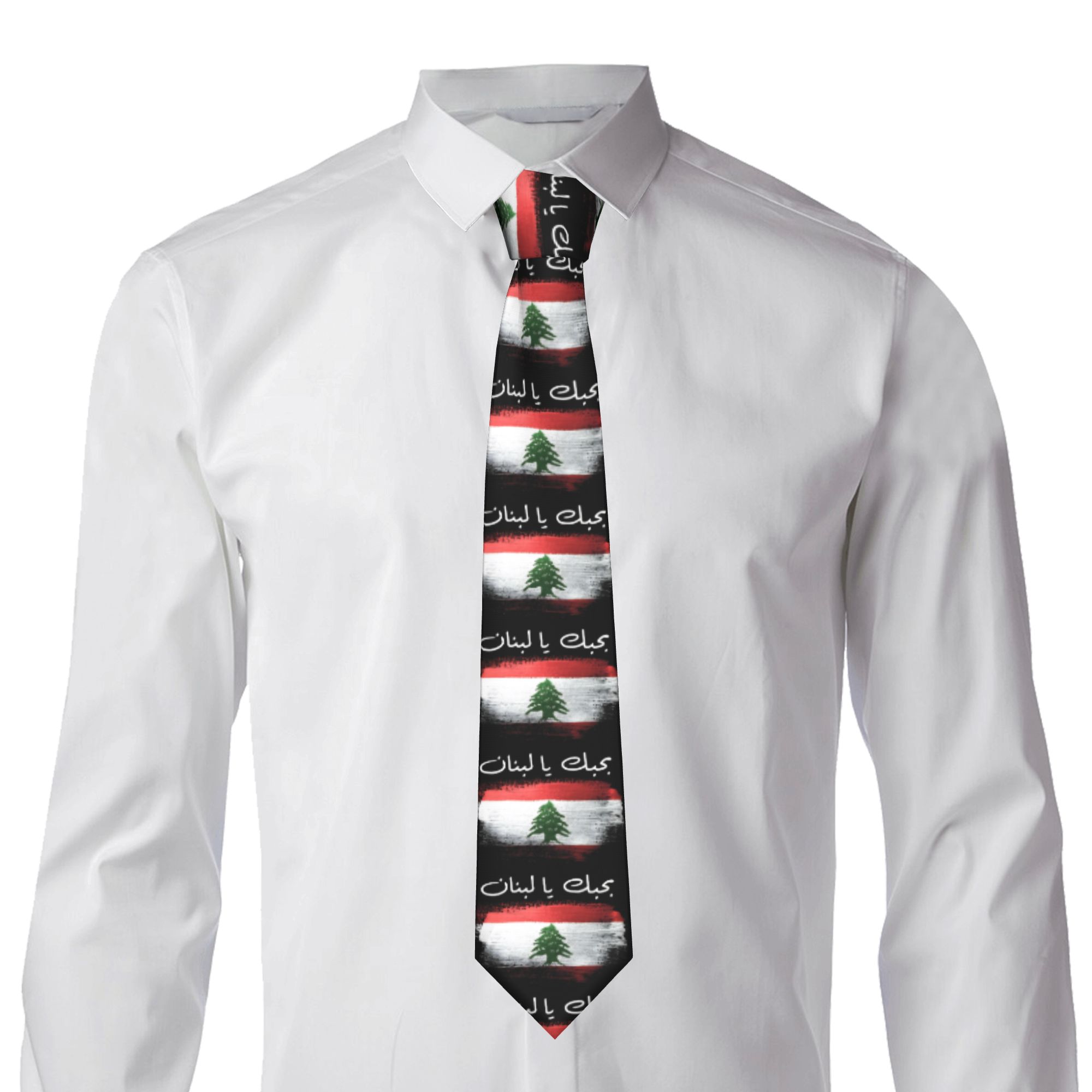 Cravate avec drapeau du Liban, - Men Accessories Lebanon avis et prix