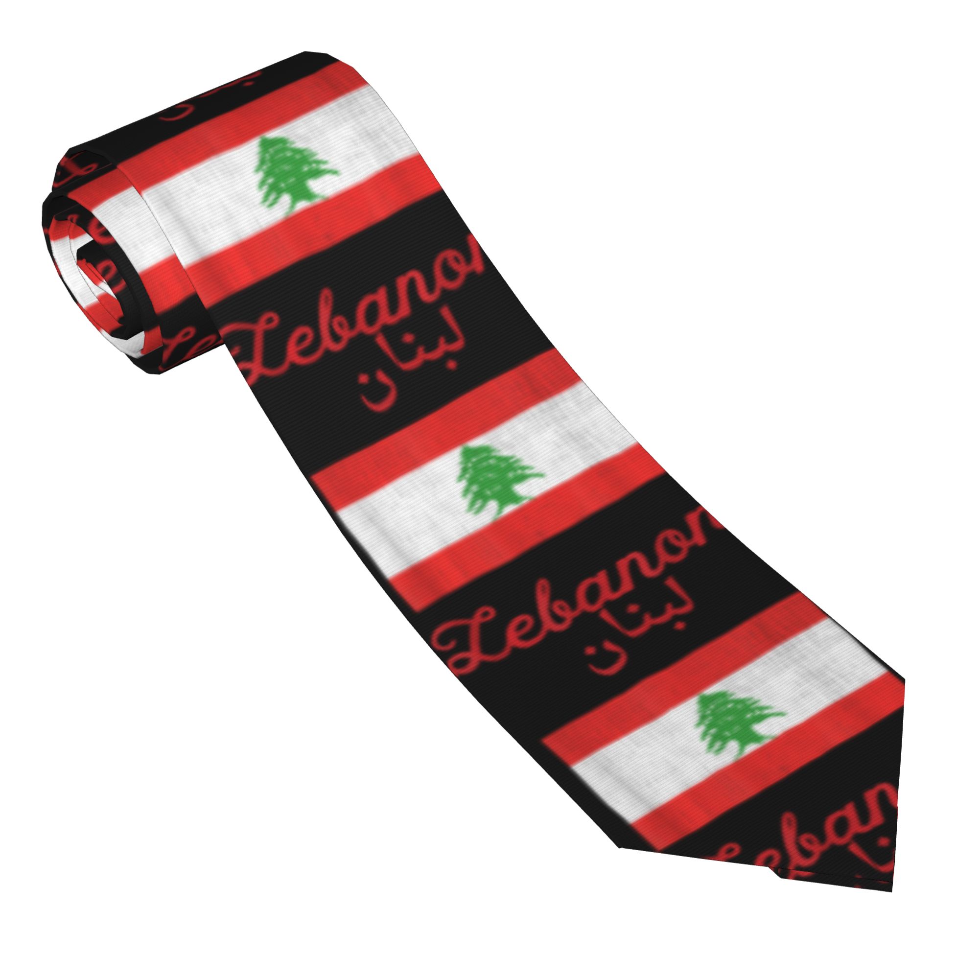 Cravate avec drapeau du Liban, - Men Accessories Lebanon avis et prix
