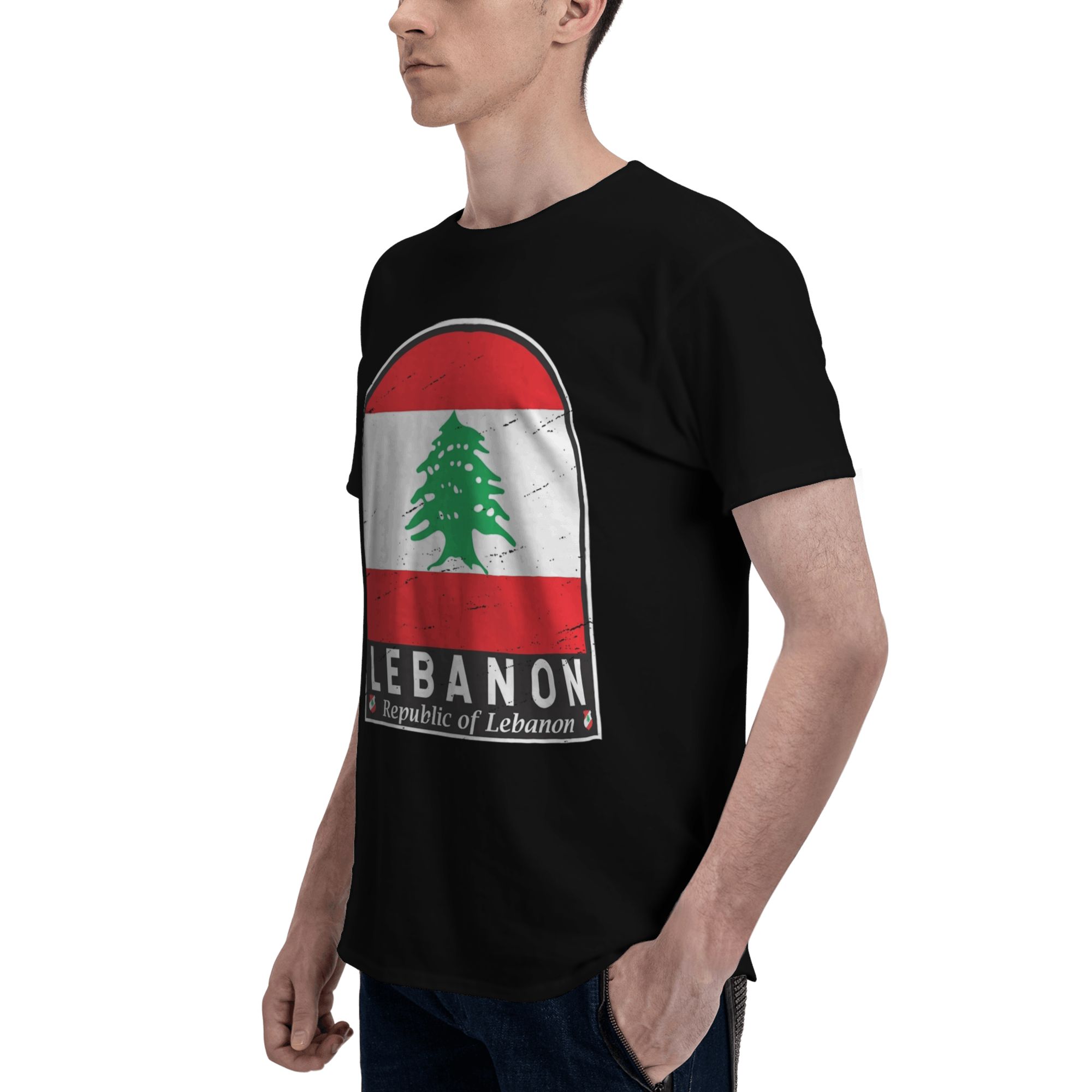 T-shirts en coton avec imprimé - Men Accessories Lebanon avis et prix
