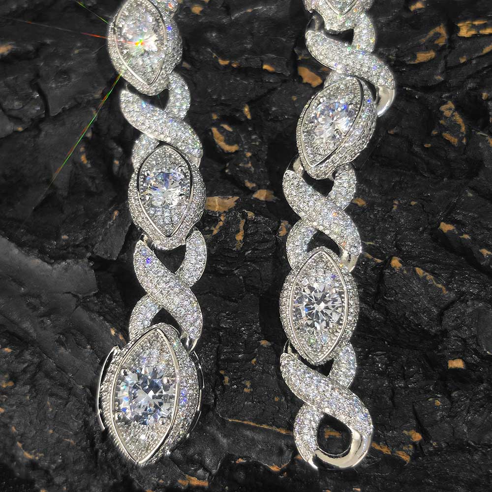 Chaîne cubaine 15MM Iced Out E - Men Accessories Evil Eye avis et prix
