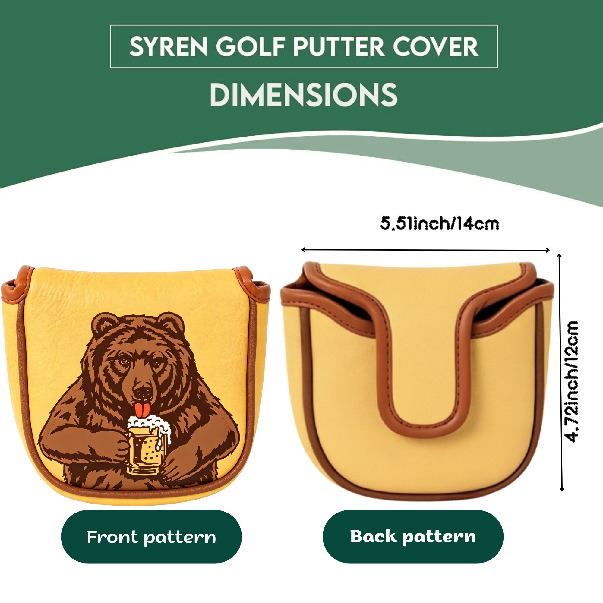 Housse de putter de golf brodé - Men'S Accessories Designer avis et prix