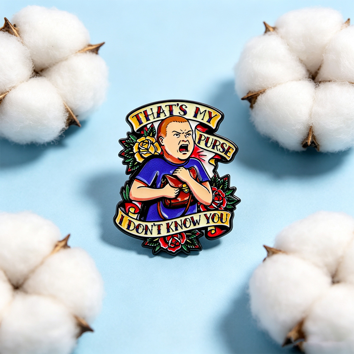 Broche émaillée avec citation  - Men'S Accessories Quotes avis et prix