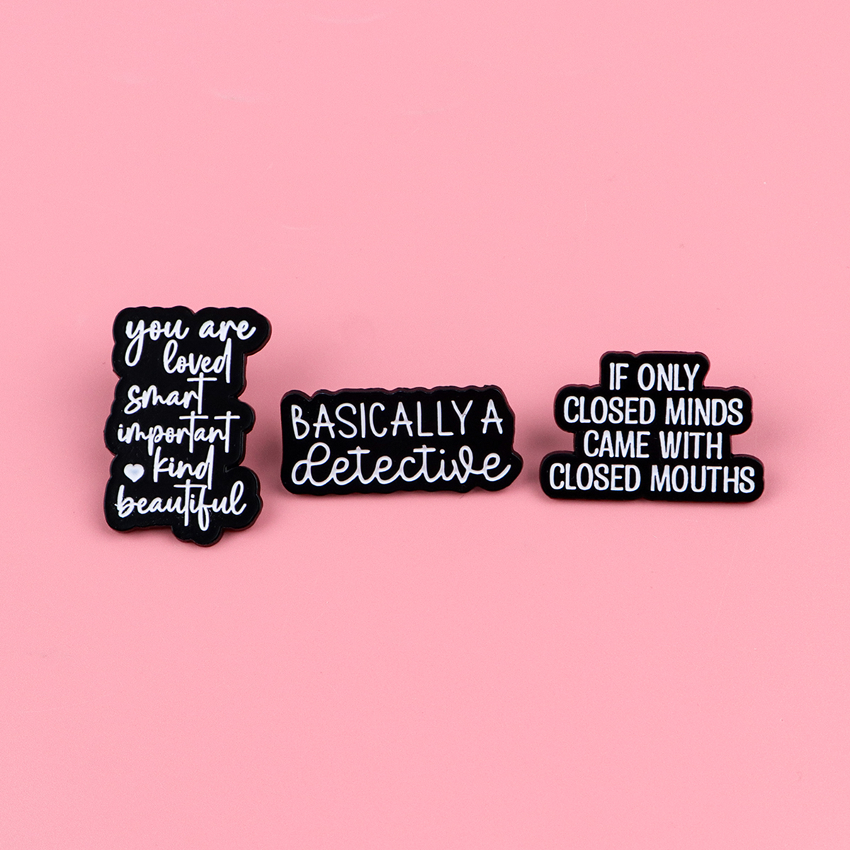 Memento Mori – broches à citat - Men'S Accessories Quotes avis et prix