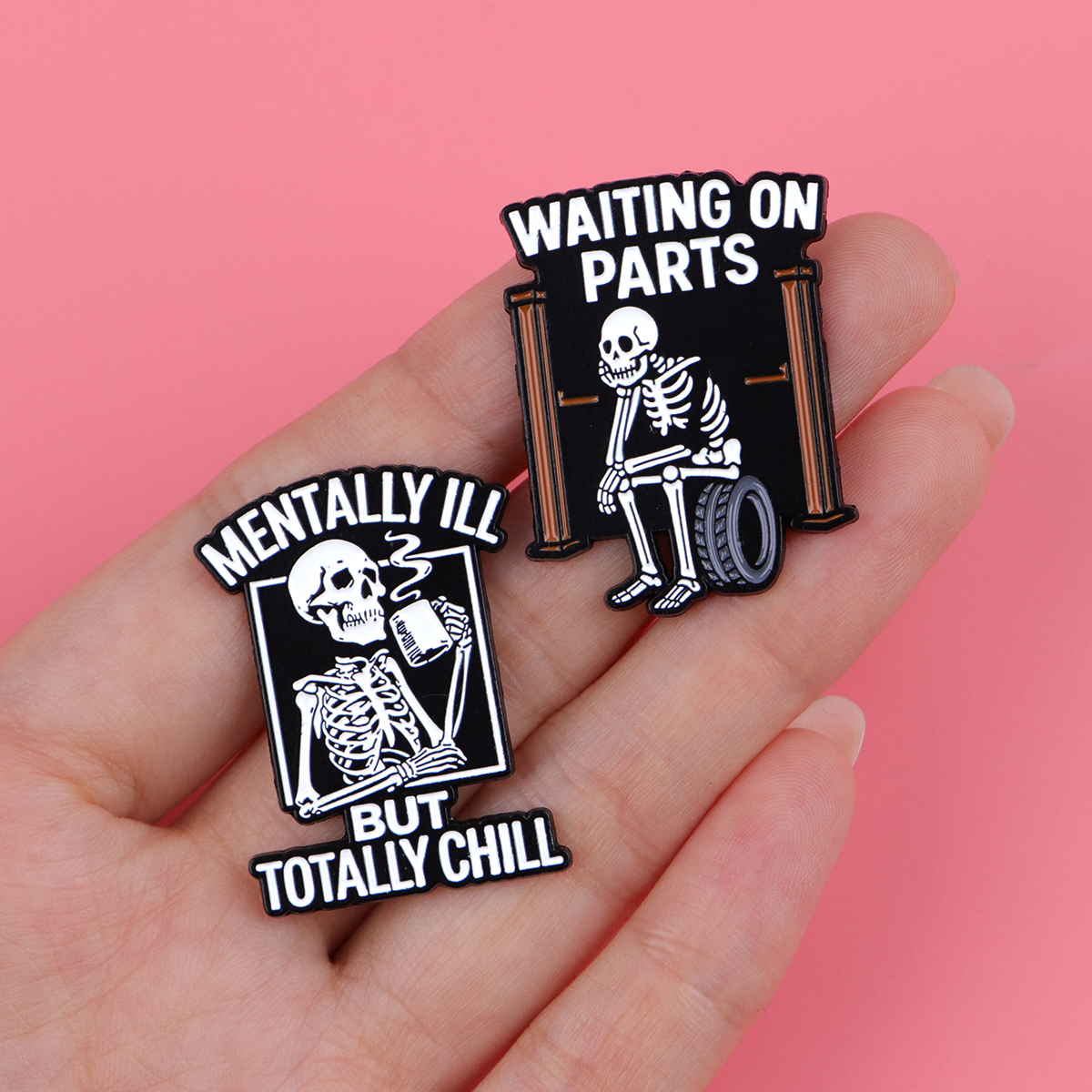Memento Mori – broches à citat - Men'S Accessories Quotes avis et prix