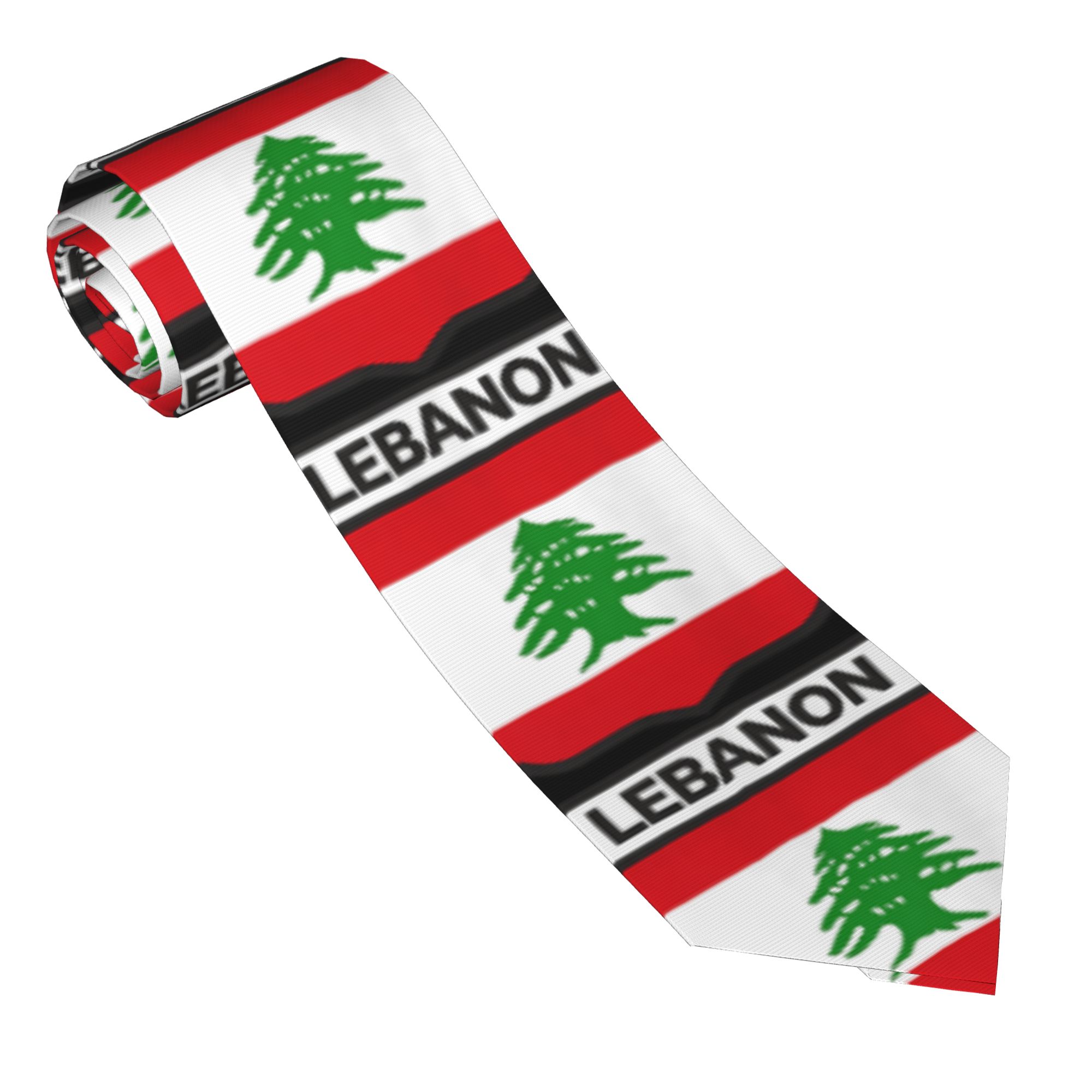 Cravate à motif drapeau libana - Men Accessories Lebanon avis et prix