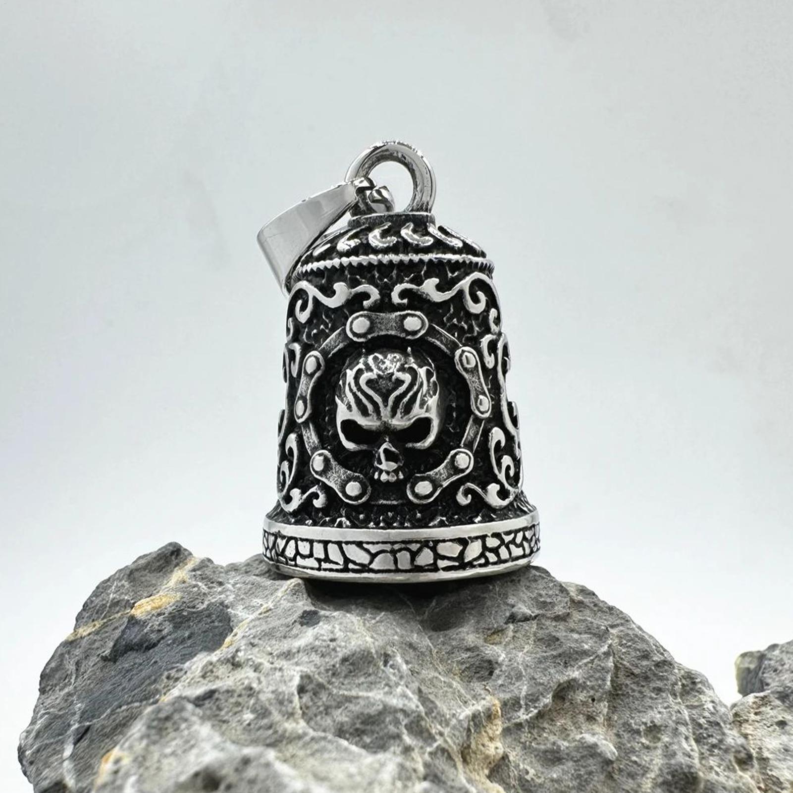Breloque cloche tête de mort p - Men Accessories Chain avis et prix