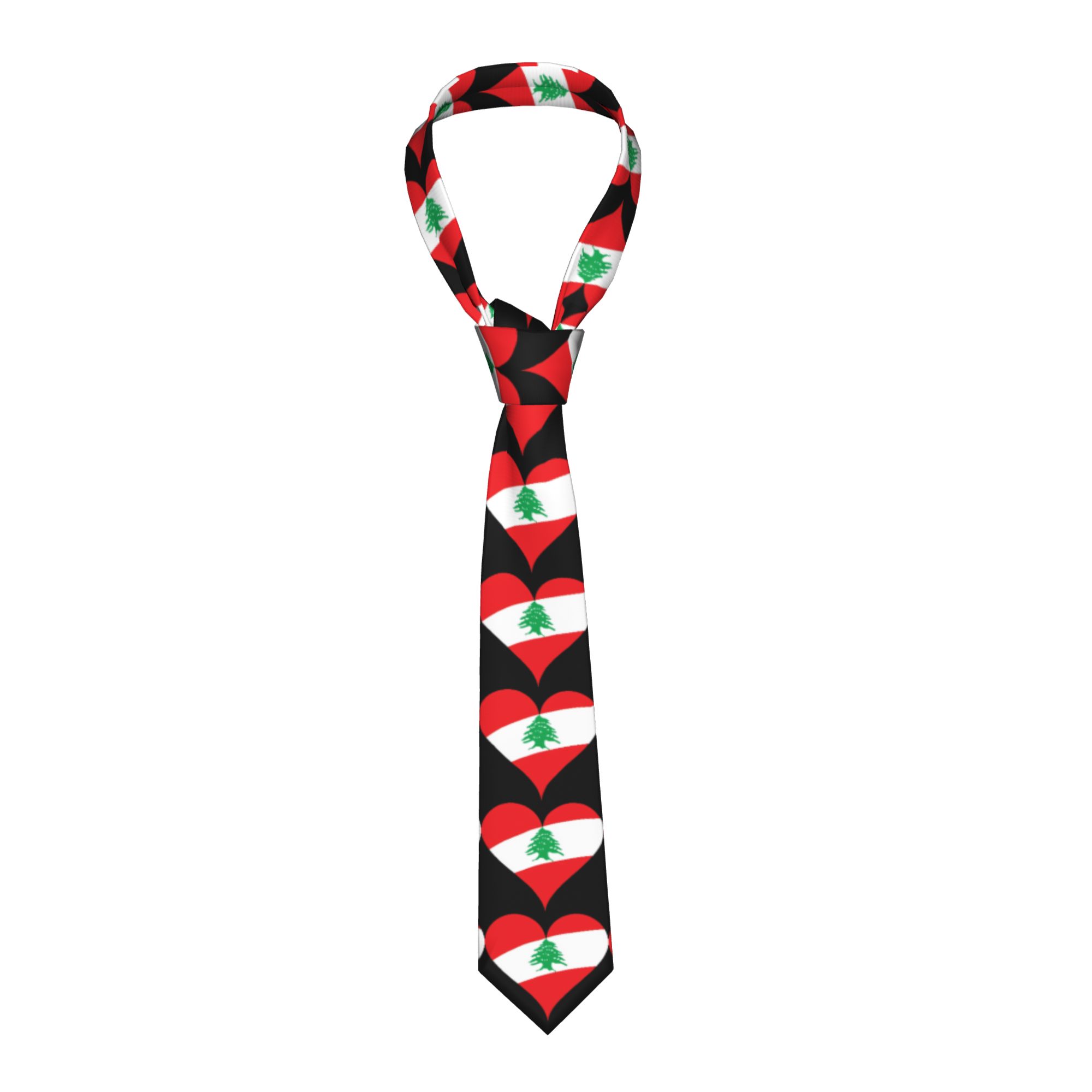Cravate Cœur Drapeau du Liban  - Men Accessories Lebanon avis et prix