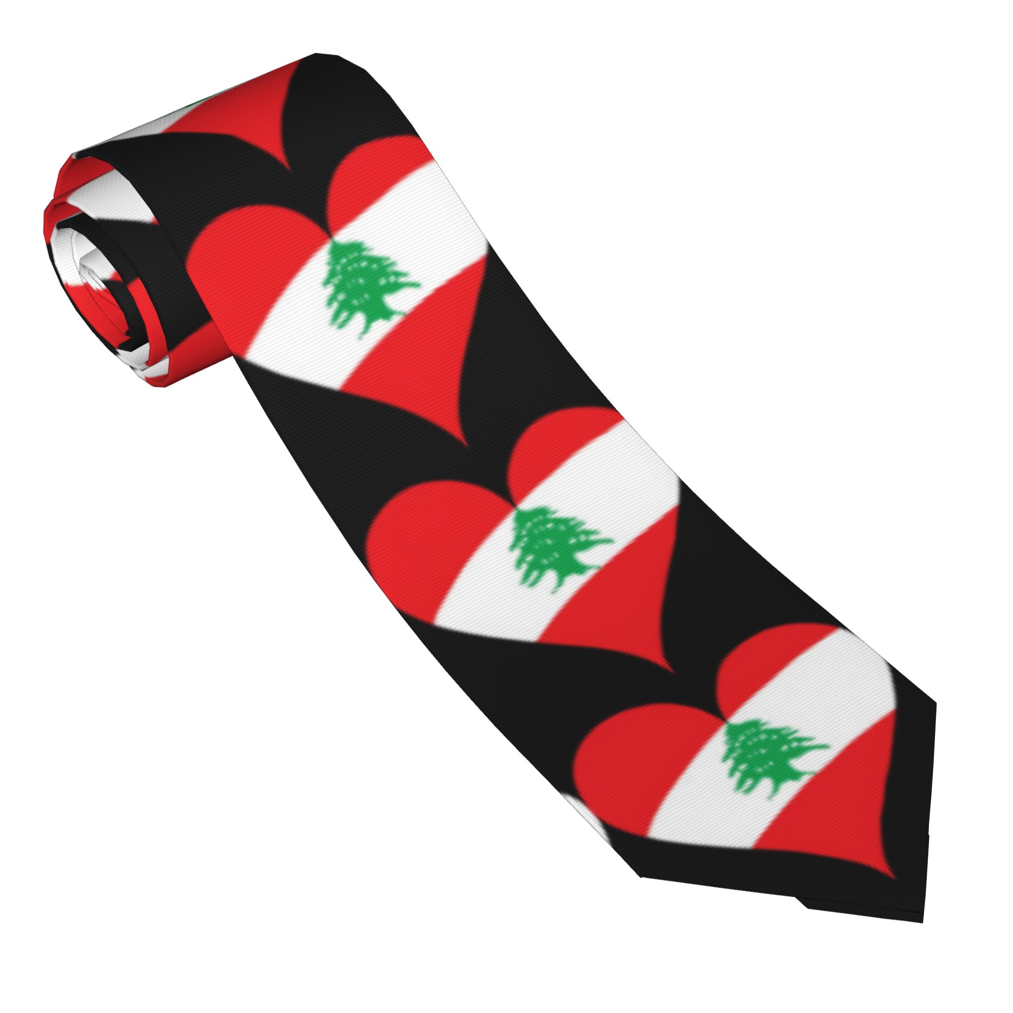 Cravate Cœur Drapeau du Liban  - Men Accessories Lebanon avis et prix