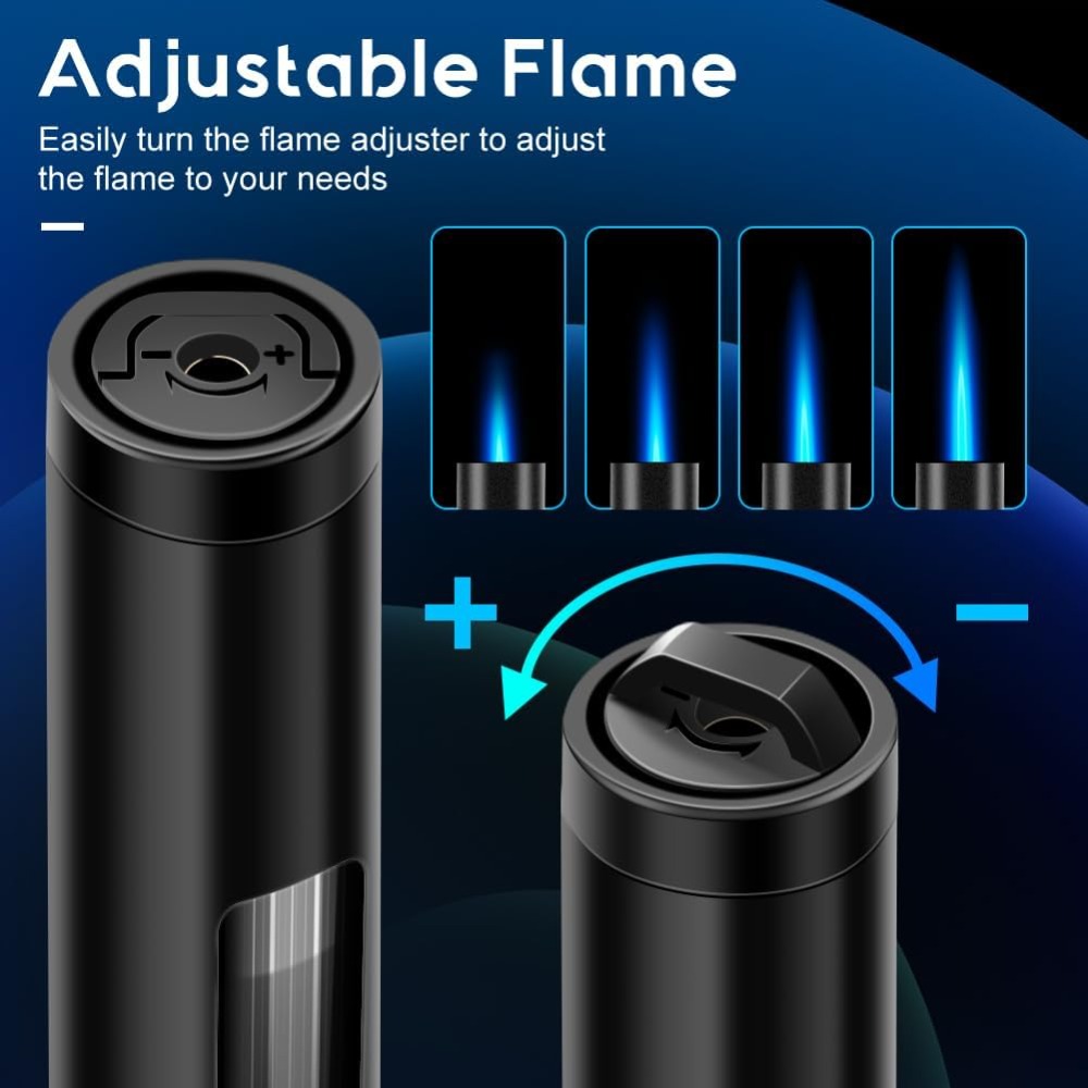 Lot de 2 briquets torche coupe - Lighter Windproof avis et prix