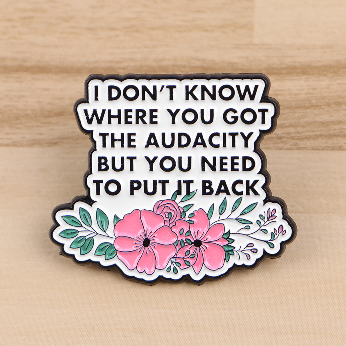 Broches en émail avec citation - Men'S Accessories Quotes avis et prix