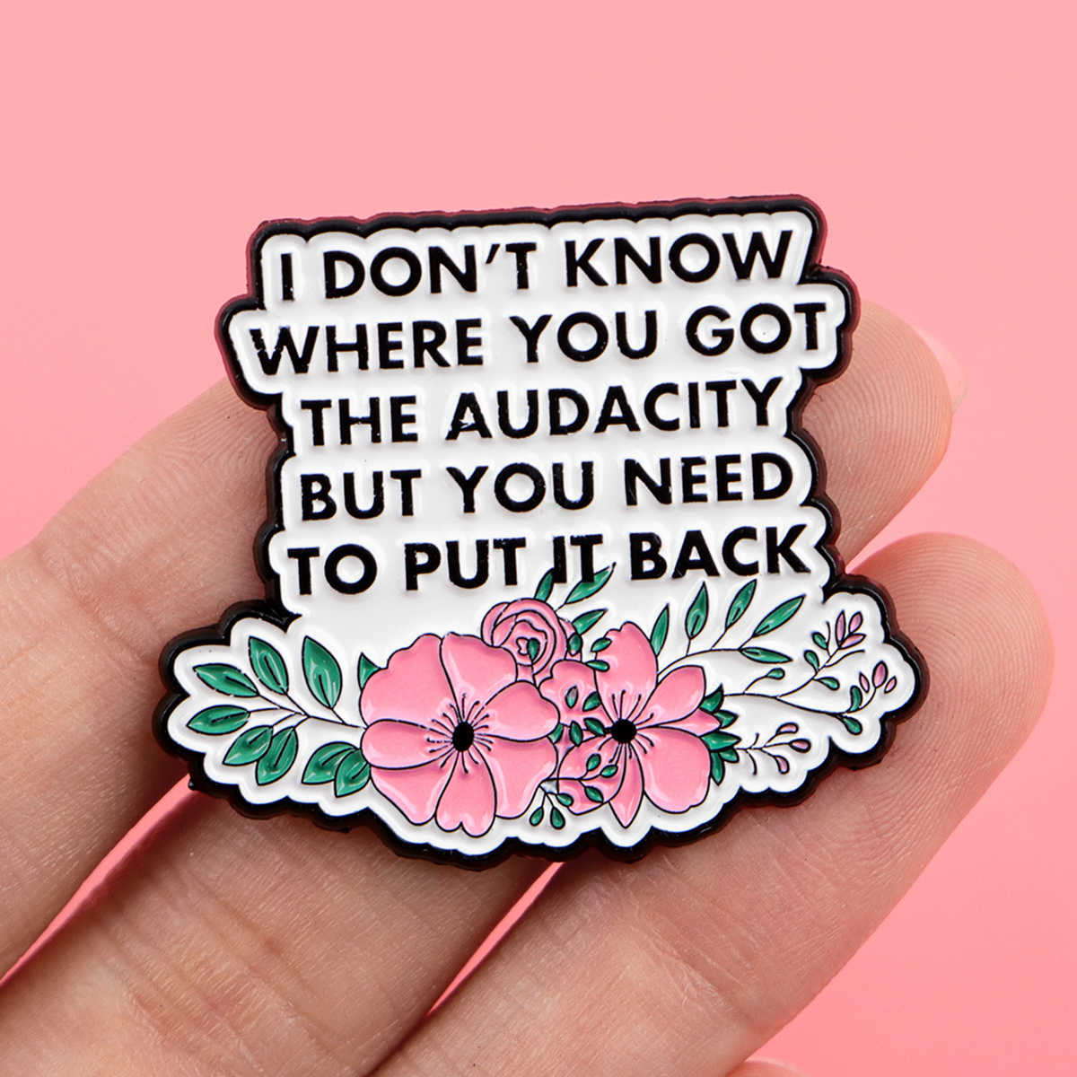 Broches en émail avec citation - Men'S Accessories Quotes avis et prix