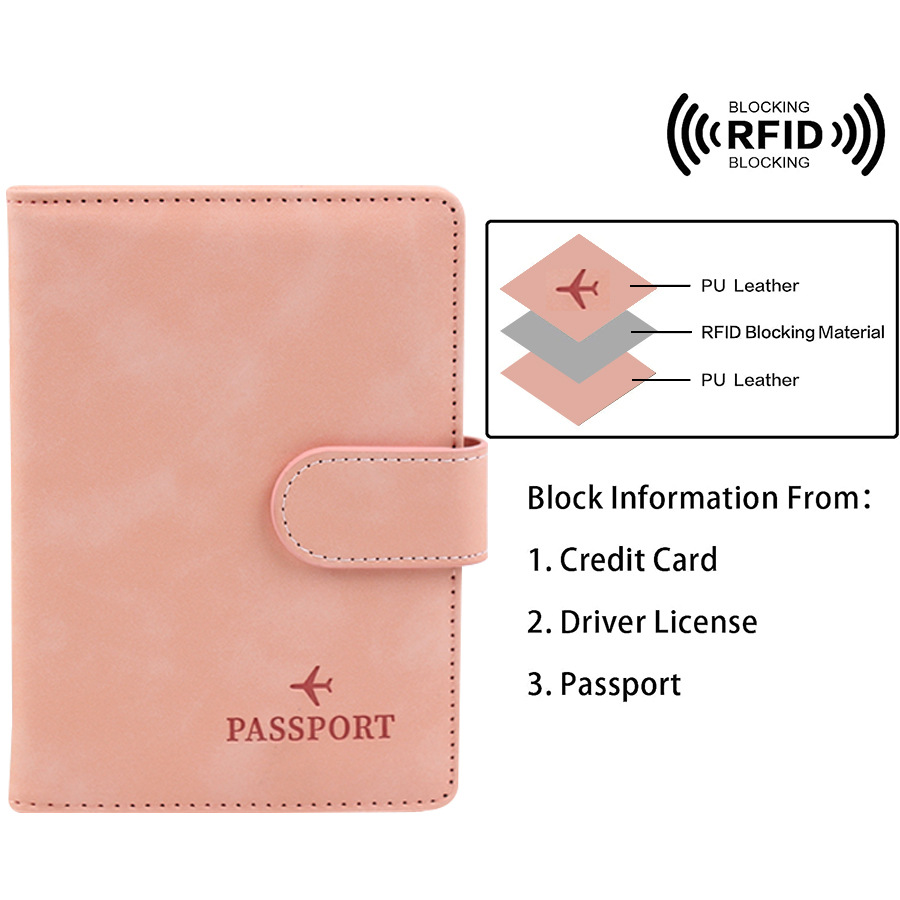 Bouton magnétique couverture d - Passport Wallet Rfid avis et prix
