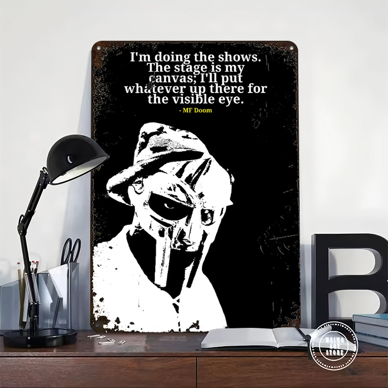 Affiche métallique MF Doom Quo - Men'S Accessories Quotes avis et prix