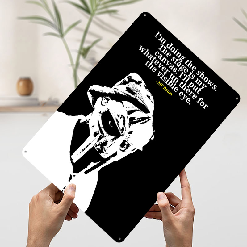 Affiche métallique MF Doom Quo - Men'S Accessories Quotes avis et prix