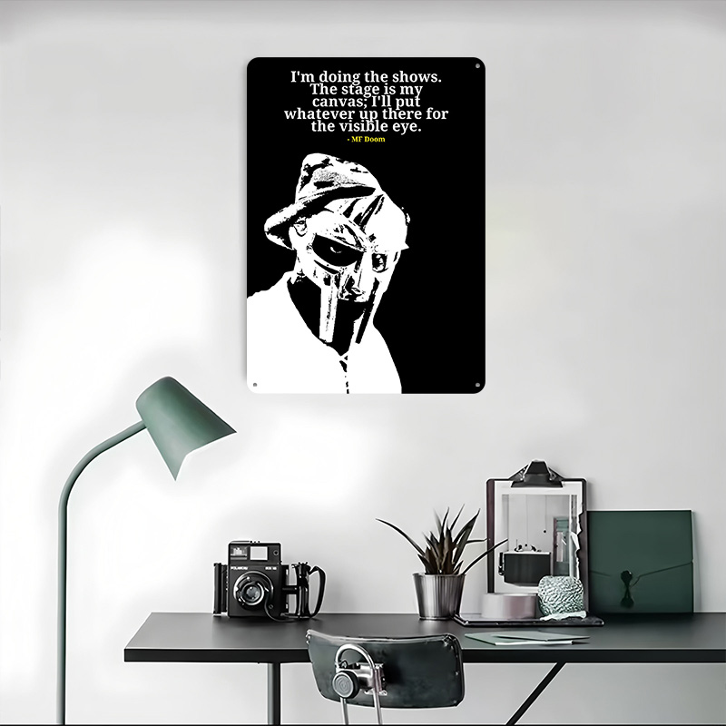 Affiche métallique MF Doom Quo - Men'S Accessories Quotes avis et prix