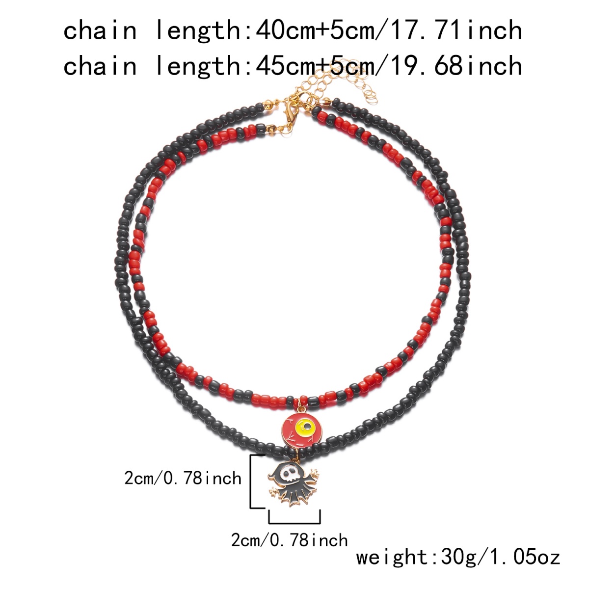 Collier pendentif Double couch - Men Accessories Evil Eye avis et prix
