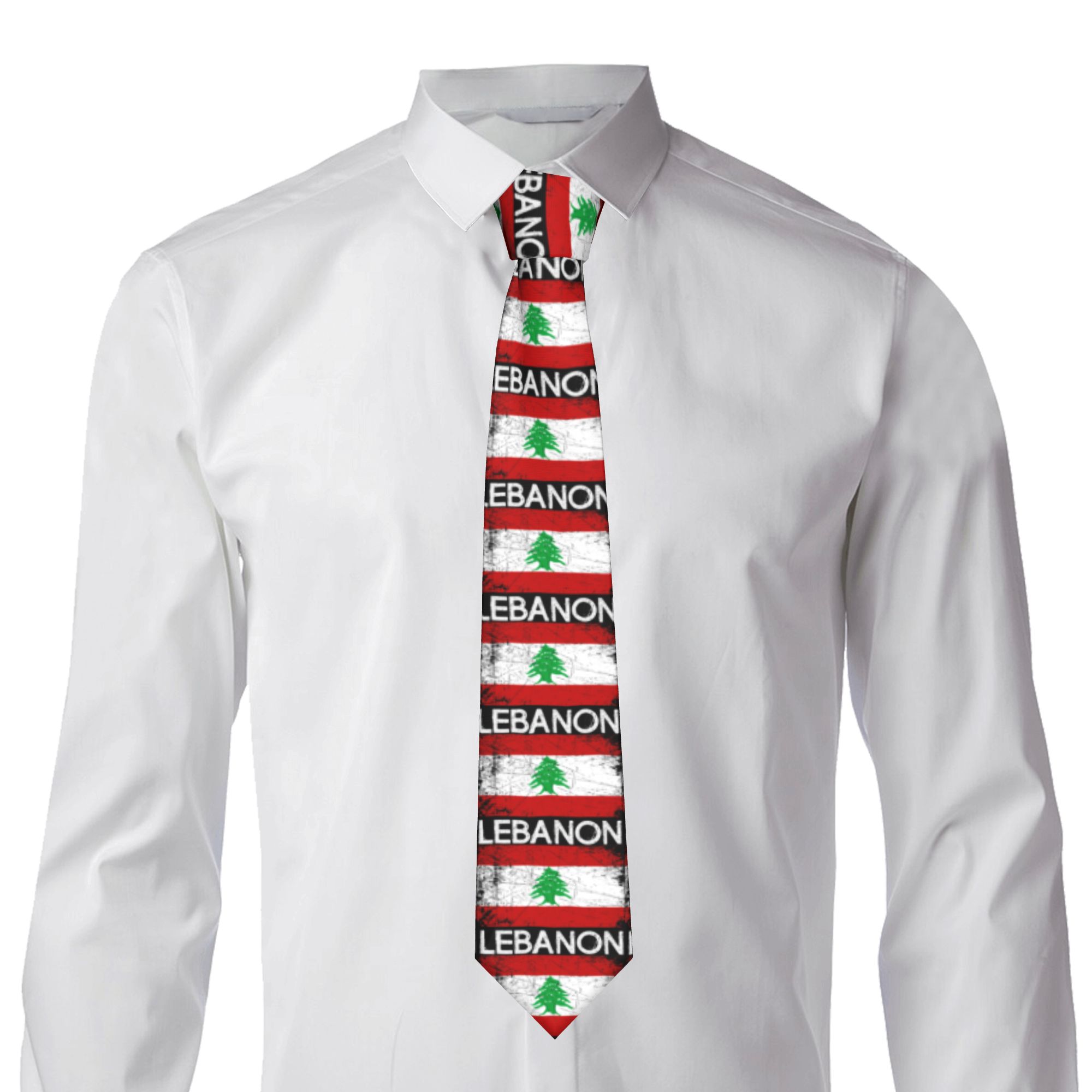 Cravate avec drapeau libanais, - Men Accessories Lebanon avis et prix