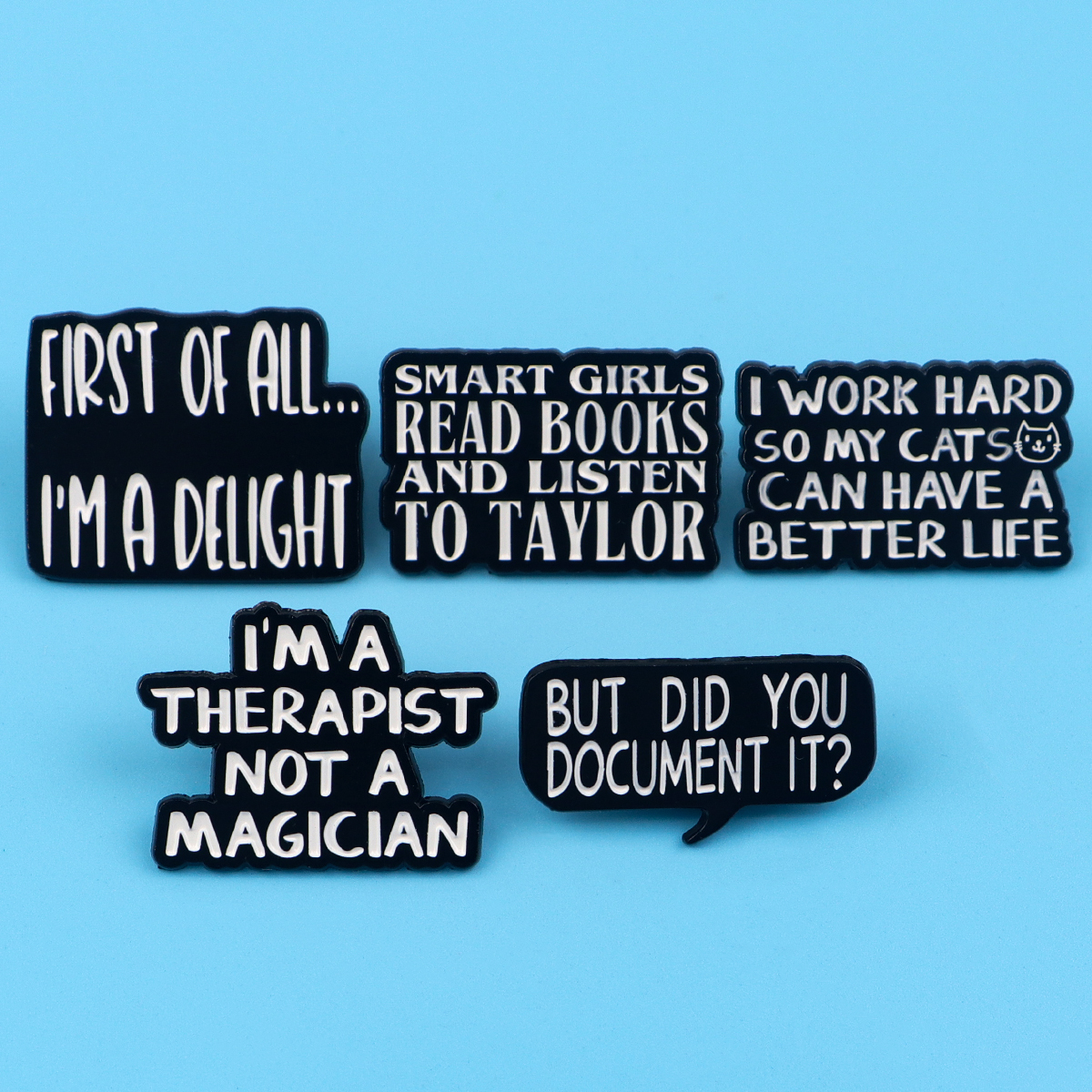 Badges en émail avec citations - Men'S Accessories Quotes avis et prix