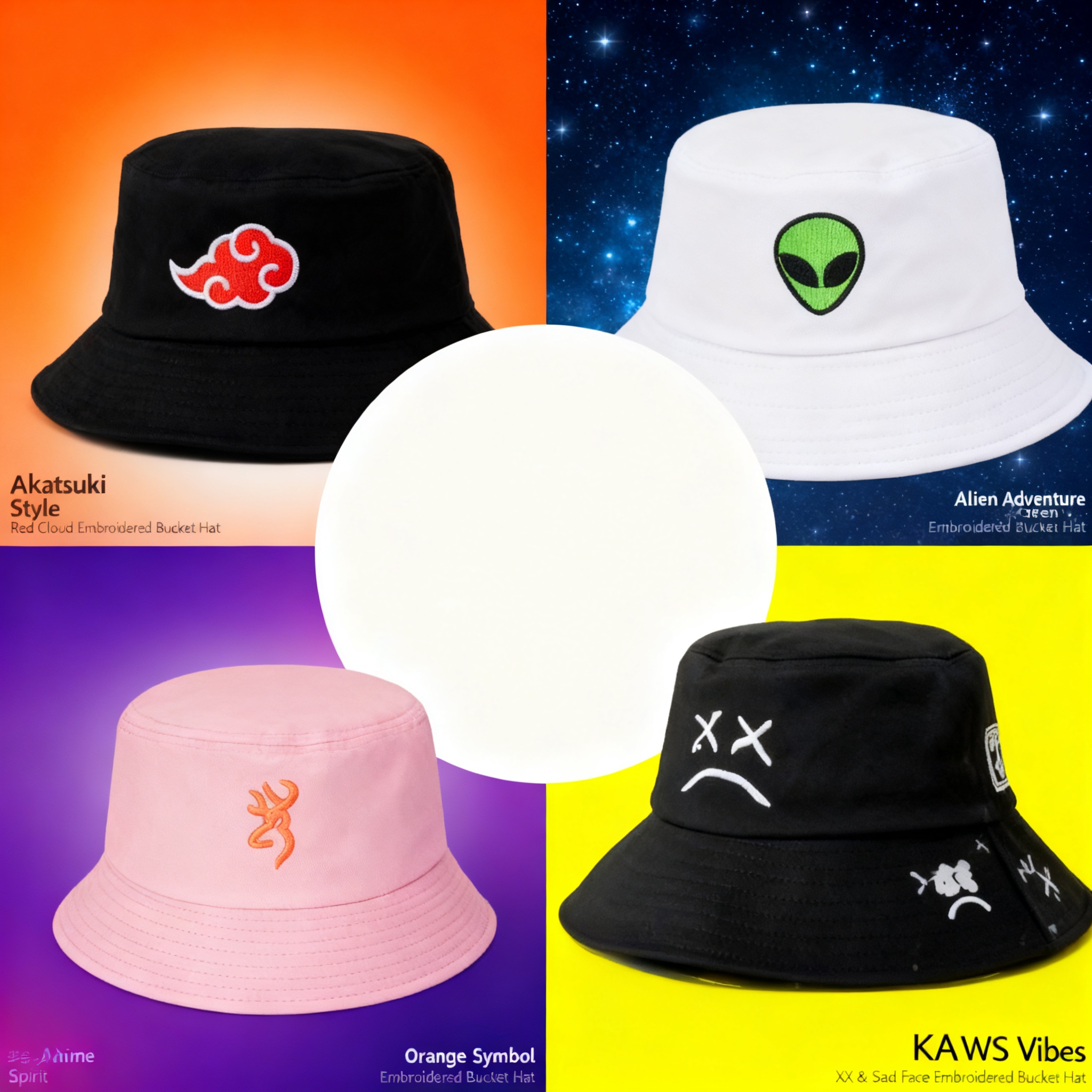 Nouveau Chapeau Bob Brodé Nuag - Men Accessories Hat avis et prix