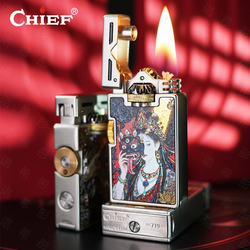 CHIEF – briquet à huile rétro, - Lighter Windproof avis et prix