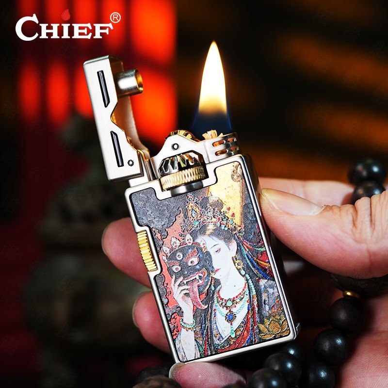 CHIEF – briquet à huile rétro, - Lighter Windproof avis et prix