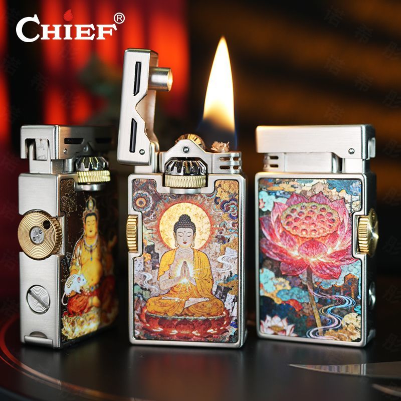 CHIEF – briquet à huile rétro, - Lighter Windproof avis et prix